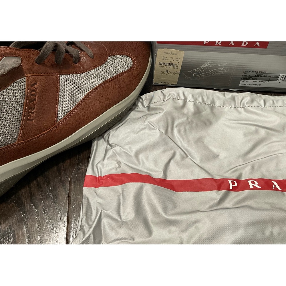 Prada Calzature Sneaker 13D brown + gray (with original box and shoe bag)